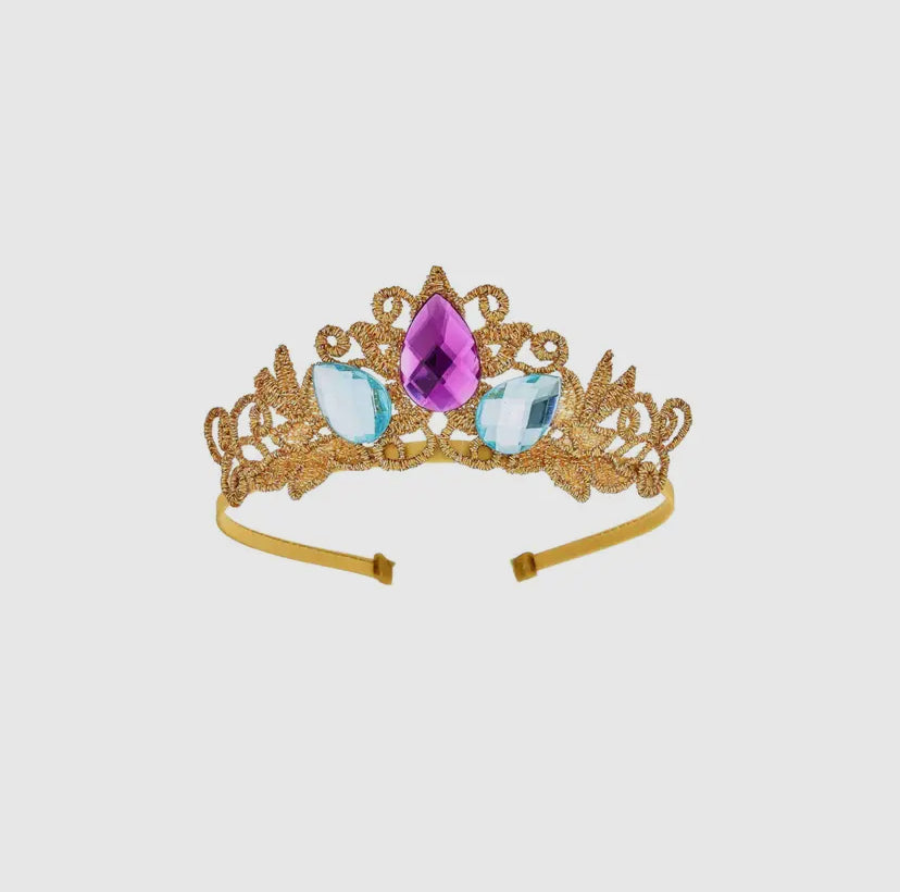 Gold/blue and purple gems