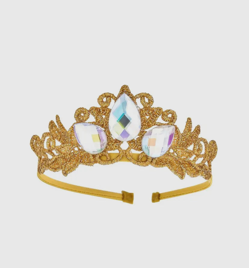Gold/clear gems 