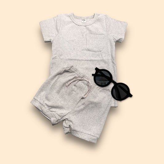 Oatmeal Shorts Set