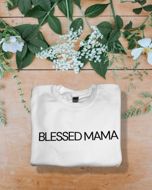 Blessed mama crewneck